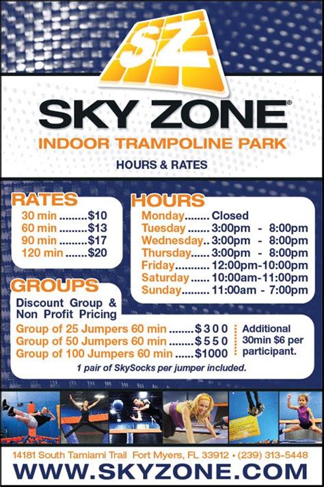 are there discount prices at sky zone